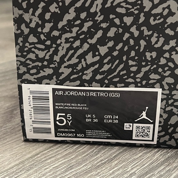 jordan 3 fire red ❤️ - Picture 4 of 6